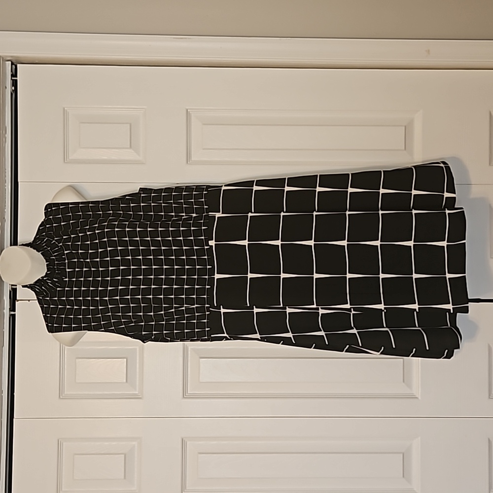 Who What Wear Black and White Dress